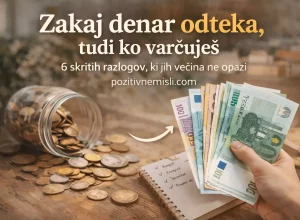 Zakaj denar odteka, tudi ko varčuješ – 6 skritih razlogov, ki jih večina ne opazi