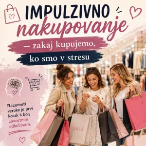 Impulzivno nakupovanje – zakaj kupujemo, ko  smo v stresu
